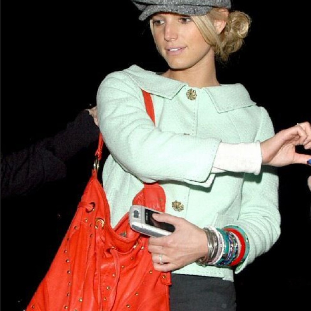 Elie Tahari seen on Jessica Simpson
